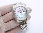 C Factory Log Datejust Series 3235 Chips 41MM White Watch